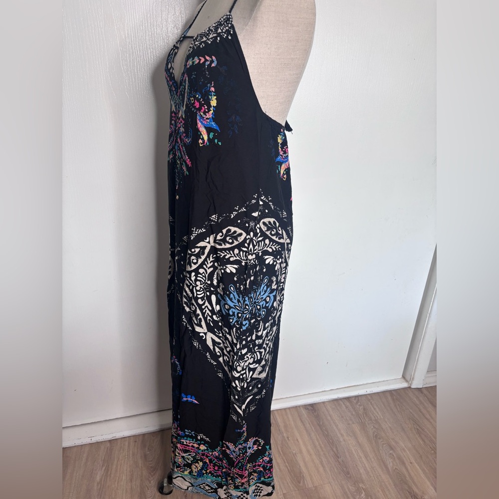 Flying Tomato Boho Halter Maxi Dress - Tribal Print Festival M - Picture 4 of 7